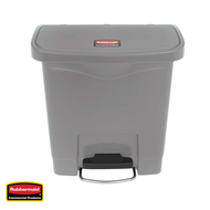 ถังขยะแบบเท้าเหยียบ Slim Jim® ขนาด 15 ลิตร สีเทา - Rubbermaid