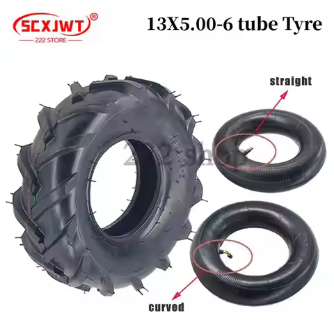 13x5.00-6 inner outer tire micro tiller lawn mower inflatable tire 13 * 5.00-6 inner and outer tire 