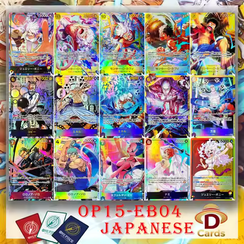 [Japanese]ONE PIECE CARD GAME OP15-EB04 Series Collection Super Parallel Anime Collectible DIY Repli