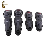 [kokiya] Unisex Motorcycle Knee Elbow Protector Motocross Racing Knee Shin Guard Pads