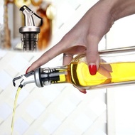 H1054 Olive Oil Bottle Sprayer Spout Liquor Dispenser Wine Pourers Flip Top Stopper