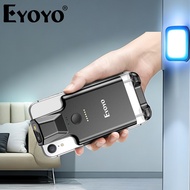 Eyoyo EY-017P Barcode Scanner Back Clip 1D 2D QR Code Phone Wireless  Portable Scanner 3 Scanning Bu