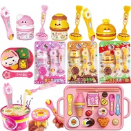 New Play House Feeding Toys instant noodles Pudding Jelly Toy Set hamburg ice cream Model for Kids' 