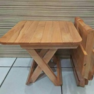 Terlaris!!!!!! meja lipat kayu portable serbaguna/meja lipat kayu