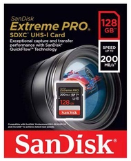 SANDISK ORIGINAL MALAYSIA EXTREME PRO SDXC 64BG / 128GB / 256GB (200MB)