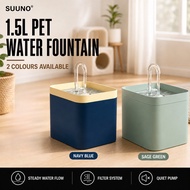 SUUNO Cat Fountain Water Dispenser Automatic Filter Cat Water Bowl 1 5L Circulating Filter Cat Pet