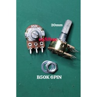 B50K 50K 20mm Volume Control 6pin