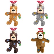KONG Wild Knots Bear - 4 Sizes, 3 Colours Squeak Dog Toys