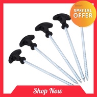 Special Offer 5pcs Heavy Duty Carp Fishing Bivvy Pegs 21cm Camping Tent Pegs (white)