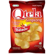 Qtela Keripik Singkong Balado 60G