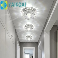 GLENES LED Ceiling Lights, Aisle Flush 3W Balcony lamp, Multicolor Downlight Modern  Surface Mounted