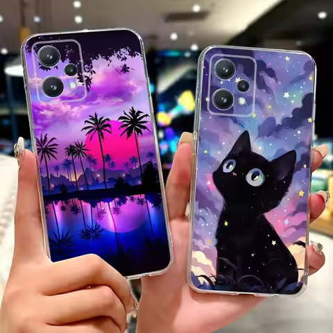 New Design Phone Case For Realme 9 Pro 5G 9 Pro+ Clear TPU Slim Back Cover For Realme9 4G 9Pro Plus 