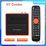 GTMEDIA GT COMBO TV Box 4K Android ISDBT DVB S/S2 T/T2 2.4G/5G WIFI BT4.1 Amlogic S905X3