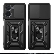 Phone Case for Vivo Y36 Y27s Y27 V25E V25 Y35 Y22s Y16 Y02s Y77 Y76 5G Magnetic Bracket Ring Push pu