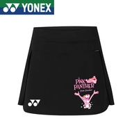 Yonex Badminton Shorts 2024 New Sports Short Skirt Women's Badminton Tennis Skirt Quick Dry Running Fitness Marathon Anti Runout Half body skirt pants tennis skirt