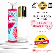 NEW ARRIVALS Inspired Perfume Hello Beautiful Bath Body Works EdP Fragrance for her Bath and Body Wo