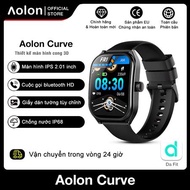 Aolon Curve smartwatch, 2.01-inch IPS curved screen, Bluetooth call, running pace tracking, IP68 wat