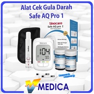 Alat Sinocare Safe AQ Pro I Alat Cek Gula Darah Lengkap