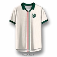 Classic Retro Chelsea Jersey White Green Retro Football Jersey ERFO