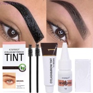 CAPPRICE Eyebrow Cosmetics, 2 in 1 Fast Dye Eyebrow Dye Tint Kit, Brow Enhance Semi Permanent Waterp