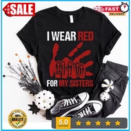 I Wear Red For My Sisters No More Tshirt Stolen Sisters Shirts Murdered