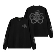 Yinyanks Long Sleeve Rib Long Sleeve T-Shirt DB Ynyks 666 Stnc Variant 1 Band T-Shirt Combed 24s Mat