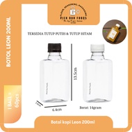 Leon Bottle 200ml | Leon 200ml Plastic Bottle | Unique Coffee Bottle | 200ml PET Bottle