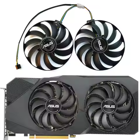 NEW 1LOT T129215BU PLD10010S12HH FDC10U12S9-C RX 5700 XT GPU fan，For ASUS RX 5700 5600 5500XT DUAL E