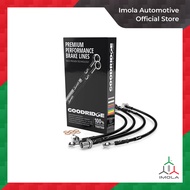 Stainless Steel Brake Hose Kit for Audi A5 (8T3) 1.8 TFSI 8T3 from 2007 (SAU0790-4C)