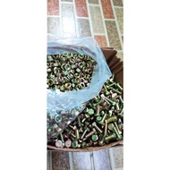 Yellow Nut Bolt 6x15 BMK 6x15 grade 4.6 pitch 1.0 C