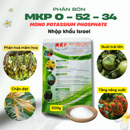Phân bón kích thích ra hoa HAIFA MKP (0-52-34) gói 500g chặn đọt tạo mầm hoa nuôi trái lớn - Saigon