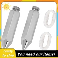Hexagon Steel Plumb Bob Messenger Straight Level Setter with 4.5 Meter for Surveyors Excavation Gene