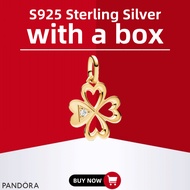 【Duty-Free Selection】Pandora Pure S925 Silver Latest Collection -Pandora ME Heart Four-leaf Clover M