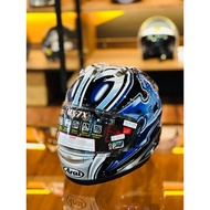 ARAI RX-7X NAKANO SHURIKEN SILVER ARAI FULLFACE HELMET