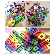 1.6cm plastic dice, super durable 6.3cm foam dice