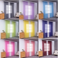 HUMBERTO Window Curtain, Transparent Solid Color Window Gauze, Household Products Simple Modern Sheer Tulle Bedroom