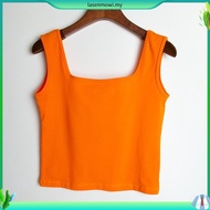 ST8932 - M-XXL M'SIA Ready Stock Women Inner Top Women Singlet 方领修身小背心