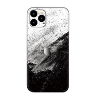 สติกเกอร์ด้านหลังติดหลากสีน่ารักสำหรับ iPhone 12 Pro ฟิล์มตกแต่งด้านหลังแบบบางลายการ์ตูนสกินเคสปกป้องโทรศัพท์