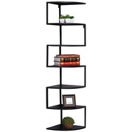 Iron Shelf Wall Corner Bookshelf Wall Shelf Shelf Storage Rack Wall-Mounted Shelf Wall Corner Storag