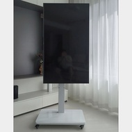 Live universal TV mobile floor stand rotates 90 degrees horizontal and vertical screen switching tou