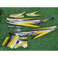 Stripe Sticker Cover Set Yamaha 125 125ZR ( KUNING DIRAJA ) 100% HLY Original Yamaha Y125 Y125ZR