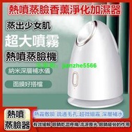【專業發票】熱噴蒸臉器 納米噴霧 蒸臉儀 蒸麵機 美容儀 補水儀 蒸臉器 霧化 美容蒸臉儀 家用熱噴香薰淨化加濕器