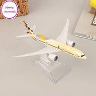 STRO 16cm Etihad 787 Alloy Airplane Plane Model Diecast Airplane Model For Gift Collection Kids Desk