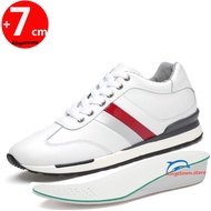 Men Sneakers Elevator Shoes Height Increase Shoes for Men 6CM Leisure White Black Fashion Sports