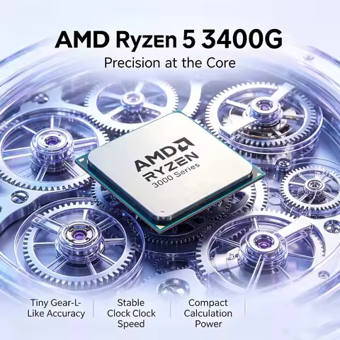 AMD Ryzen 5 3400G R5 3400G Original Desktop CPU Processor 4.2GHz 4-Core 8-Thread AM4 L3 8MB