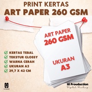 PRINT ART PAPER | CARTOON ART PRINTING | A3 Size | 260 GSM | FULL COLOR PAPER A3 Paper