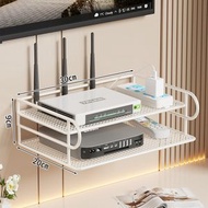 全城熱賣 - wifi路由器放置架 牆上置物架 免打孔電線壁掛式桌面整理收納盒