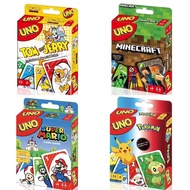 American UNO Minecraft Mario Anime Game Joint Card Multiplayer Casual Party Wunuo Card
