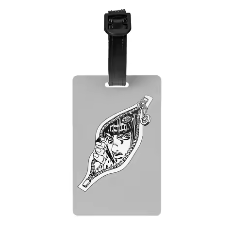 Custom JoJoes Anime Luggage Tag Custom Baggage Tags Privacy Cover Name ID Card