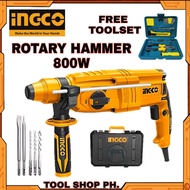 INGCO RGH9028/GREENFIELD 08-09-00620 Rotary Hammer Chipping Gun Drill SDS Plus System 800W W Toolset